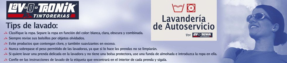 | LAVOTRONIK Tintorer&iacute;a | Tintorer&iacute;as Lav-o-tronik se especializa en el &ldquo;LAVADO EN SECO PROFESIONAL&rdquo;.
